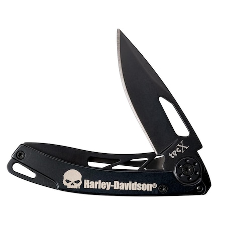 Case Cutlery 2023 Case Tec X Dinero T0063.25Mc Stainless Skeleton Black Hard Coat W/Pocket Clip CAS-52213